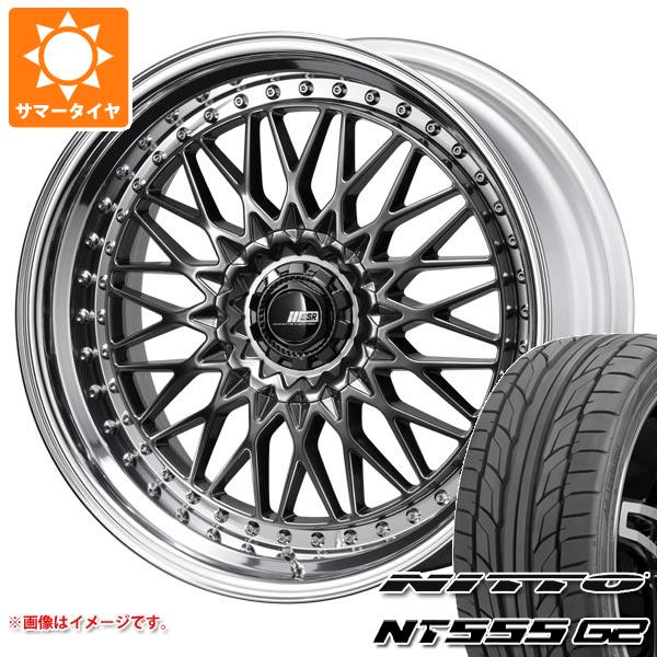 【タイヤ交換対象】サマータイヤ 225/45R19 96Y XL ニットー NT555 G2 SSR プロフェッサー メッシュ アンダー 8.0-19 タイヤホイール4本セット