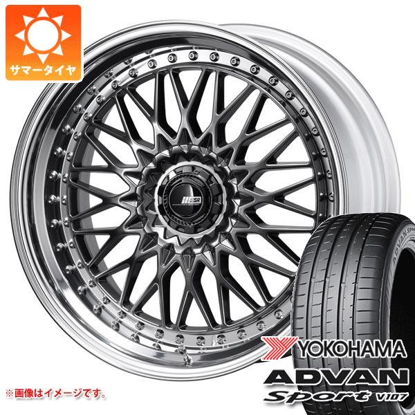 【タイヤ交換対象】サマータイヤ 255/40R21 (102Y) XL ヨコハマ アドバンスポーツV107 SSR プロフェッサー メッシュ アンダー 8.0-21 タイヤホイール4本セット|タイヤ1番