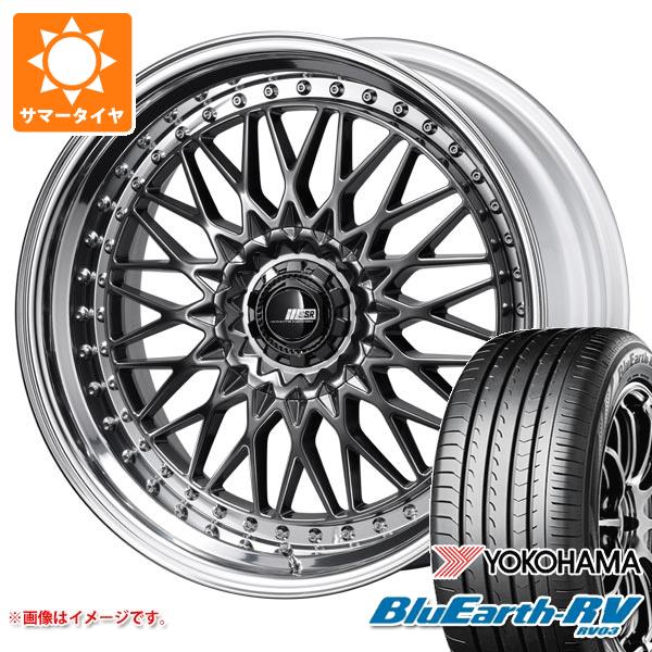 【タイヤ交換対象】サマータイヤ 225/45R19 96W XL ヨコハマ ブルーアースRV RV03 SSR プロフェッサー メッシュ アンダー 8.0-19 タイヤホイール4本セット