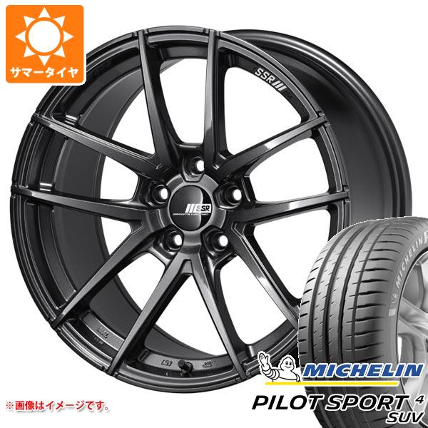 【タイヤ交換対象】サマータイヤ 225/55R19 99V ミシュラン パイロットスポーツ4 SUV SSR ライナー タイプ10 モノブロック 8.0-19 タイヤホイール4本セット|タイヤ1番