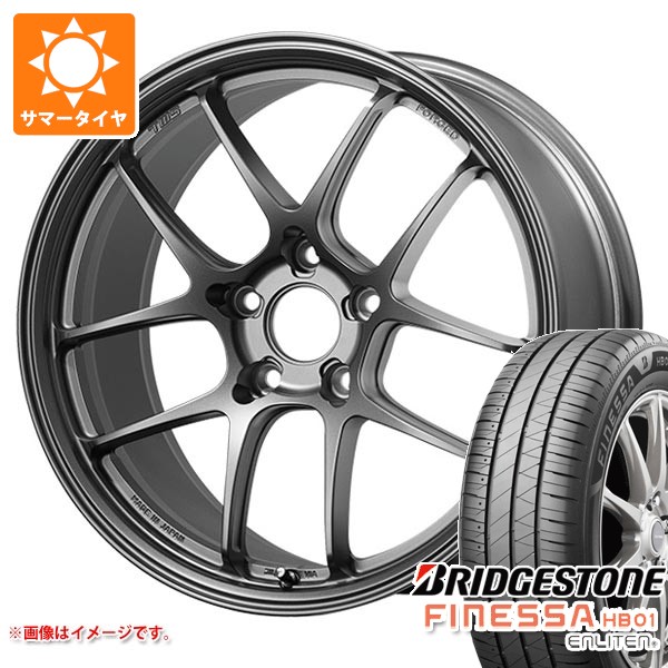 【タイヤ交換対象】サマータイヤ 225/40R18 92W XL ブリヂストン フィネッサ HB01 TWS モータースポーツ RS339 8.5-18 タイヤホイール4本セット