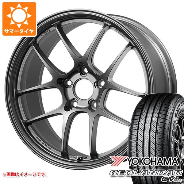 【タイヤ交換対象】サマータイヤ 235/50R18 97V ヨコハマ ジオランダー CV G058 TWS モータースポーツ RS339 8.0-18 タイヤホイール4本セット｜タイヤ１番