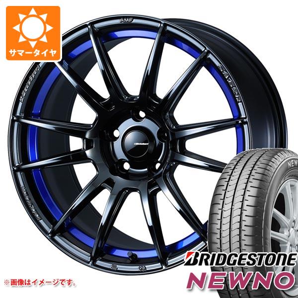 【タイヤ交換対象】サマータイヤ 215/45R17 91W XL ブリヂストン ニューノ ウェッズスポーツ SA-62R 7.5-17 タイヤホイール4本セット|タイヤ1番