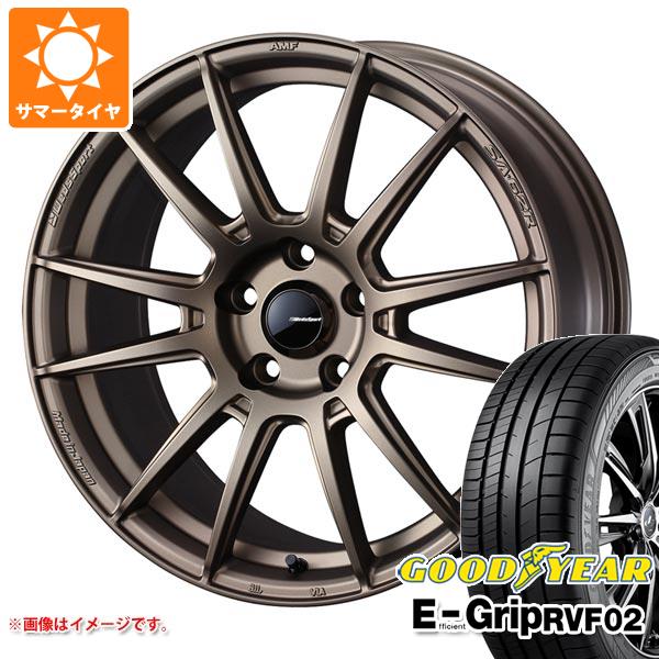 【タイヤ交換対象】サマータイヤ 225/50R18 99V XL グッドイヤー エフィシエントグリップ RVF02 ウェッズスポーツ SA-62R 7.5-18 タイヤホイール4本セット