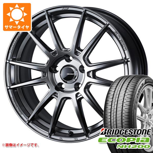 【タイヤ交換対象】サマータイヤ 225/45R17 94W XL ブリヂストン エコピア NH200 ウェッズスポーツ SA-62R 7.5-17 タイヤホイール4本セット