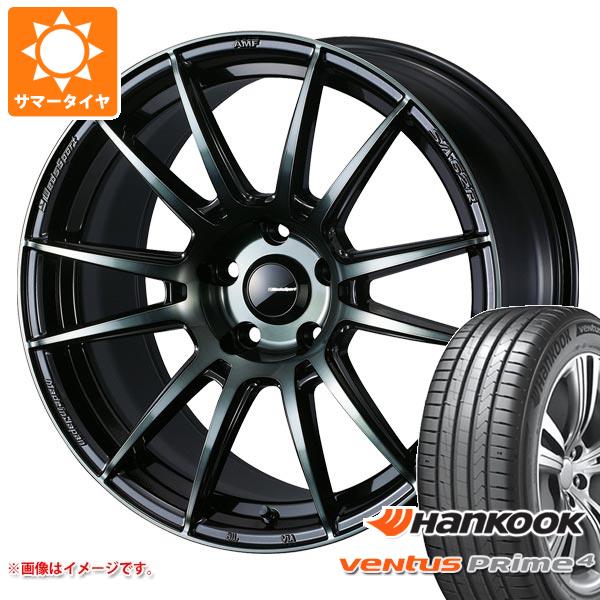 【タイヤ交換対象】サマータイヤ 225/65R17 102H ハンコック ベンタス プライム4 K135 K135A ウェッズスポーツ SA-62R 7.0-17 タイヤホイール4本セット