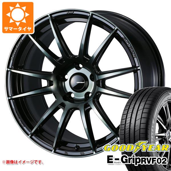 【タイヤ交換対象】サマータイヤ 215/45R17 91W XL グッドイヤー エフィシエントグリップ RVF02 ウェッズスポーツ SA-62R 7.0-17 タイヤホイール4本セット|タイヤ1番