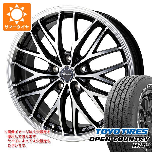 【タイヤ交換対象】2026年製 サマータイヤ 225/60R18 100H トーヨー オープンカントリー H/T2 ホワイトレター クロノス CH-113 7.0-18 タイヤホイール4本セット｜タイヤ１番 104,720円