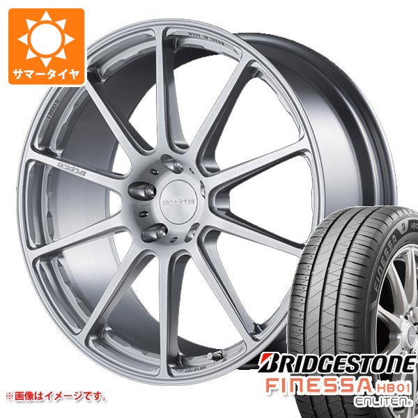 【タイヤ交換対象】サマータイヤ 245/45R18 100W XL ブリヂストン フィネッサ HB01 プロドライブ GC-0100 8.5-18 タイヤホイール4本セット