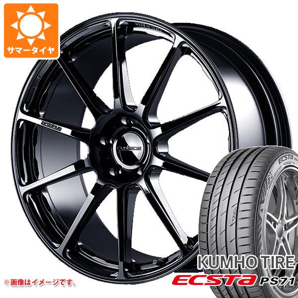 【タイヤ交換対象】サマータイヤ 235/40R18 95Y XL クムホ エクスタ PS71 プロドライブ GC-0100 8.0-18 タイヤホイール4本セット