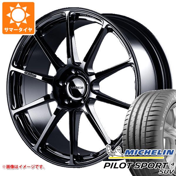 【タイヤ交換対象】サマータイヤ 225/60R18 100V ミシュラン パイロットスポーツ4 SUV プロドライブ GC-0100 8.0-18 タイヤホイール4本セット