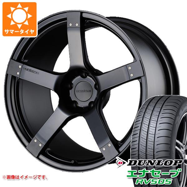 【タイヤ交換対象】サマータイヤ 215/60R17 96H ダンロップ エナセーブ RV505 プロドライブ GC-05N 7.5-17 タイヤホイール4本セット