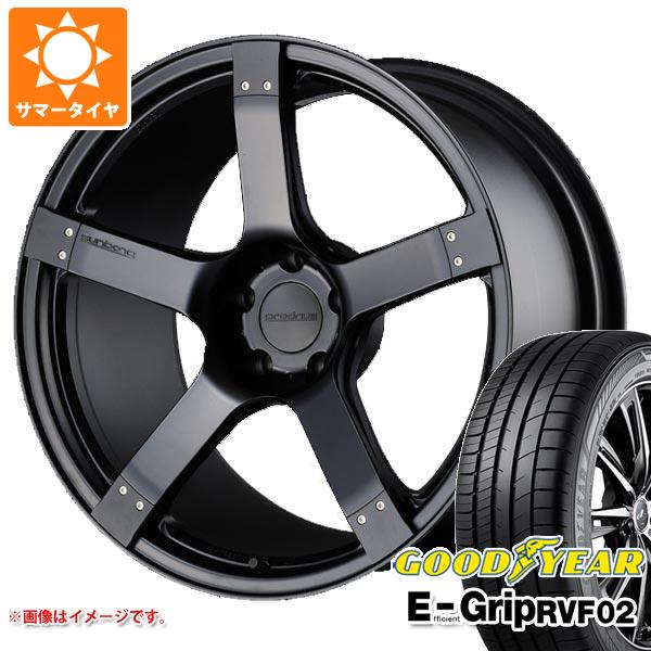 【タイヤ交換対象】サマータイヤ 215/50R17 95V XL グッドイヤー エフィシエントグリップ RVF02 プロドライブ GC-05N 7.5-17 タイヤホイール4本セット
