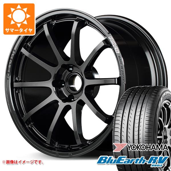 【タイヤ交換対象】2026年製 サマータイヤ 225/60R18 100H ヨコハマ ブルーアースRV RV03 レイズ グラムライツ 57NR 7.5-18 タイヤホイール4本セット|タイヤ1番