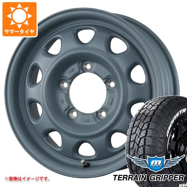 【タイヤ交換対象】ジムニー用 サマータイヤ モンスタ テレーングリッパー 175/80R16 91S ホワイトレター ランドフット SWZ 5.5-16 タイヤホイール4本セット|タイヤ1番