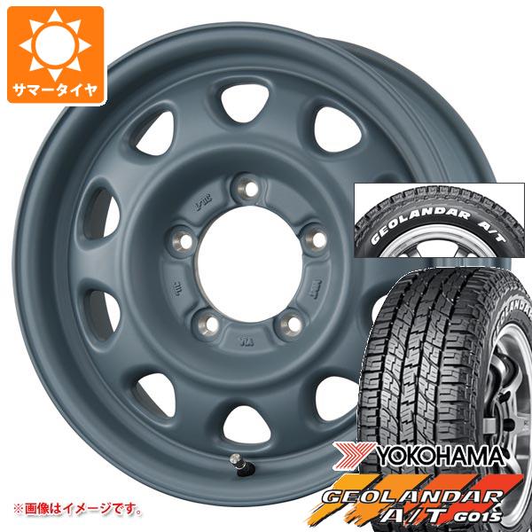 【タイヤ交換対象】ジムニー用 2026年製 サマータイヤ ヨコハマ ジオランダー A/T G015 185/85R16 105/103N LT ホワイトレター ランドフット SWZ 5.5-16 タイヤホイール4本セット｜タイヤ１番