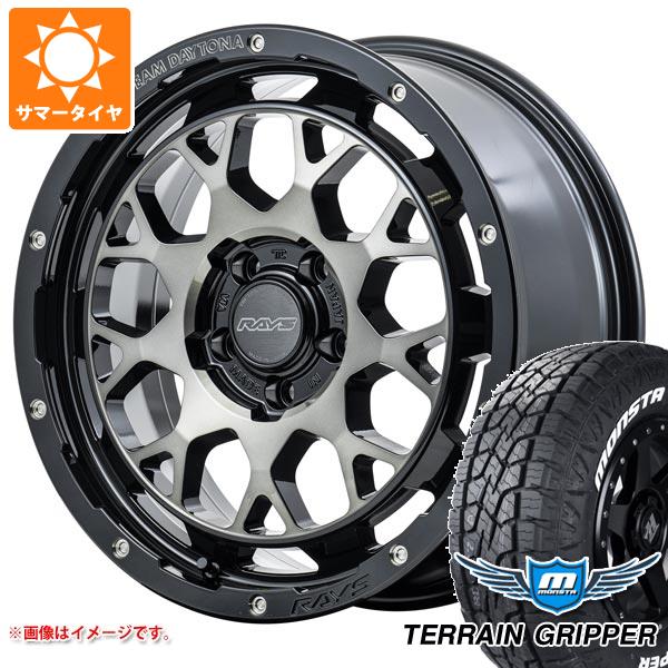 【タイヤ交換対象】ジープ ラングラー JK/JL系用 サマータイヤ モンスタ テレーングリッパー LT285/70R17 121/118R ホワイトレター レイズ デイトナ M9+ タイヤホイール4本セット｜タイヤ１番
