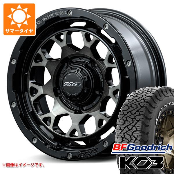 【タイヤ交換対象】5本セット ジムニー JB64W用 2026年製 サマータイヤ BFグッドリッチ オールテレーンT/A KO3 LT215/70R16 100/97S ホワイトレター レイズ デイトナ M9+ 5.5-16 タイヤホイール5本セット|タイヤ1番