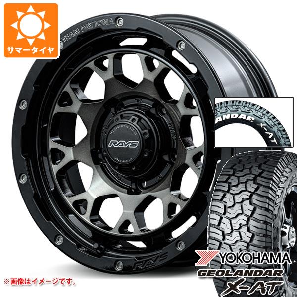 【タイヤ交換対象】5本セット スズキ ジムニーノマド JC74W用 サマータイヤ ヨコハマ ジオランダー X-AT G016 185/85R16 105/103N LT ホワイトレター レイズ デイトナ M9+ 6.0-16 タイヤホイール5本セット 136,625円