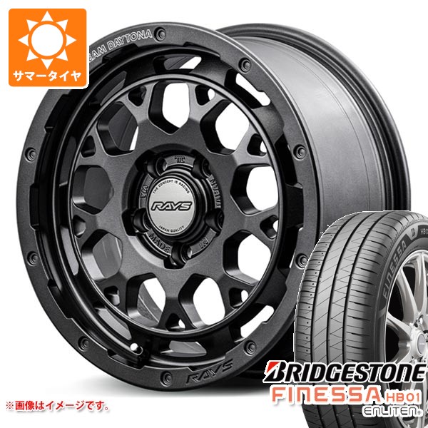 【タイヤ交換対象】サマータイヤ 225/55R18 102V XL ブリヂストン フィネッサ HB01 レイズ デイトナ M9+ スペックM 7.5-18 タイヤホイール4本セット|タイヤ1番