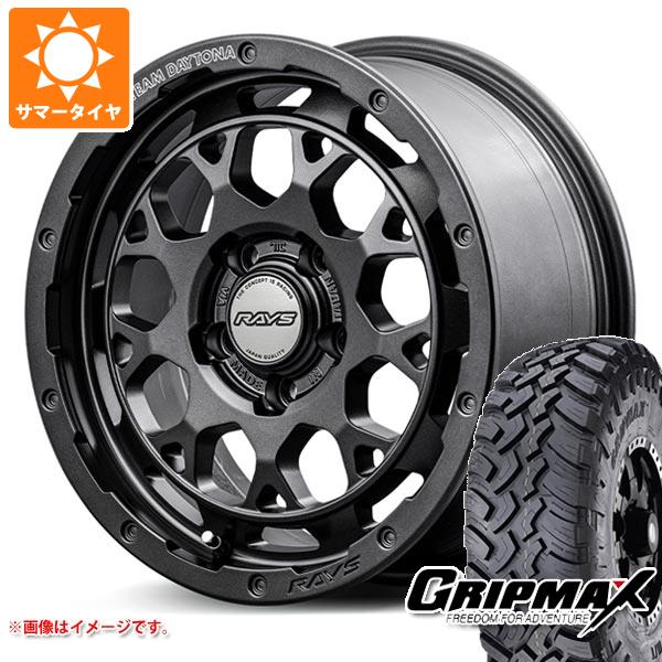 【タイヤ交換対象】ミツビシ デリカD5用 サマータイヤ グリップマックス マッドレイジ M/T LT235/70R16 106Q ホワイトレター レイズ デイトナ M9+ スペックM 7.0-16 タイヤホイール4本セット