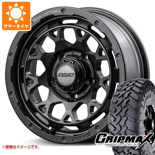 【タイヤ交換対象】ジムニー用 サマータイヤ グリップマックス マッドレイジ M/T 6.50R16 110/105Q ホワイトレター レイズ デイトナ M9+ スペックM 5.5-16 タイヤホイール4本セット