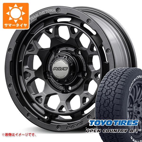 【タイヤ交換対象】5本セット ジムニーシエラ JB74W用 2026年製 サマータイヤ トーヨー オープンカントリー A/T3 215/70R16 100T ホワイトレター レイズ デイトナ M9+ スペックM 6.0-16 タイヤホイール5本セット|タイヤ1番
