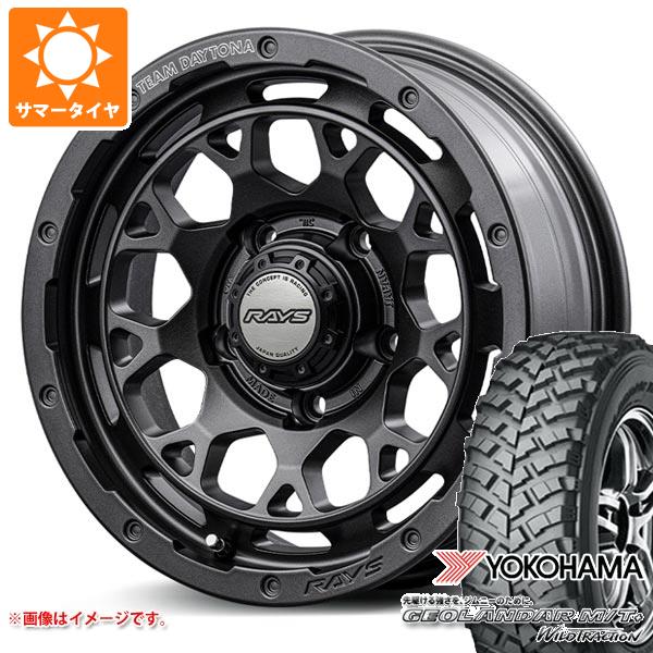 【タイヤ交換対象】ジムニー用 2026年製 サマータイヤ ヨコハマ ジオランダー M/T+ G001J 195R16C 104/102Q レイズ デイトナ M9+ スペックM 5.5-16 タイヤホイール4本セット｜タイヤ１番