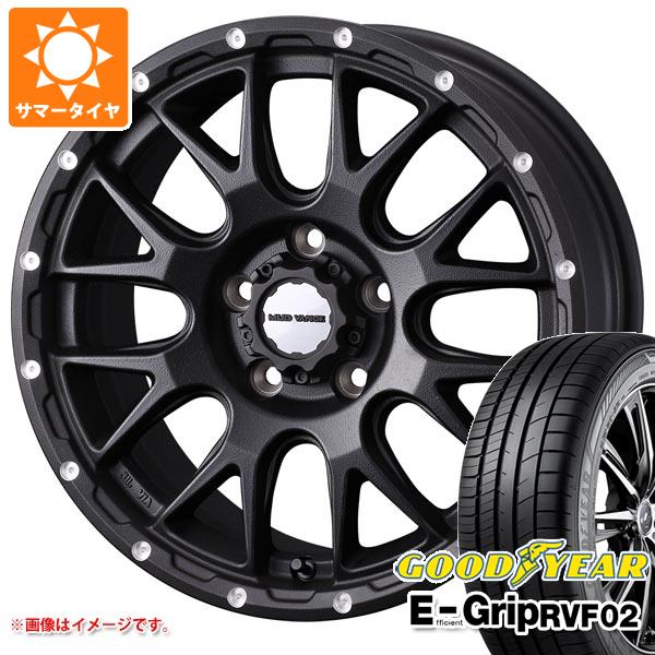【タイヤ交換対象】サマータイヤ 215/60R17 100H XL グッドイヤー エフィシエントグリップ RVF02 マッドヴァンス08 7.0-17 タイヤホイール4本セット|タイヤ1番