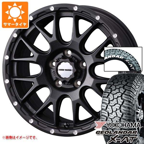 【タイヤ交換対象】トヨタ RAV4 50系用 2026年製 サマータイヤ ヨコハマ ジオランダー X-AT G016 225/70R16 103S ホワイトレター マッドヴァンス08 7.0-16 タイヤホイール4本セット