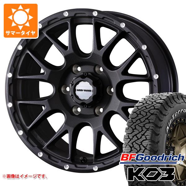 【タイヤ交換対象】トヨタ ランドクルーザー250用 サマータイヤ BFグッドリッチ オールテレーンT/A KO3 LT265/65R18 117/114S ホワイトレター マッドヴァンス08 8.5-18 タイヤホイール4本セット