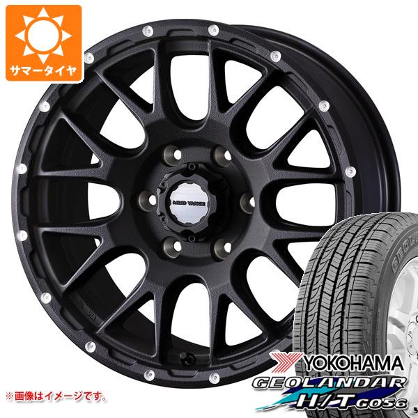 【タイヤ交換対象】トヨタ ランドクルーザー250用 サマータイヤ ヨコハマ ジオランダー H/T G056 P265/65R18 112T ブラックレター マッドヴァンス08 8.5-18 タイヤホイール4本セット