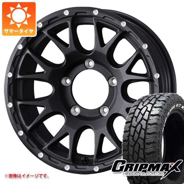 【タイヤ交換対象】スズキ ジムニーノマド JC74W用 サマータイヤ グリップマックス マッドレイジ R/T MAX LT215/70R16 100/97R ホワイトレター マッドヴァンス08 6.0-16 タイヤホイール4本セット