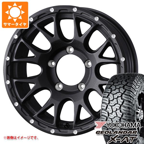 【タイヤ交換対象】5本セット スズキ ジムニーノマド JC74W用 2026年製 サマータイヤ ヨコハマ ジオランダー X-AT G016 195/80R15 107/105N LT アウトラインホワイトレター G016A マッドヴァンス08 6.0-15 タイヤホイール5本セット