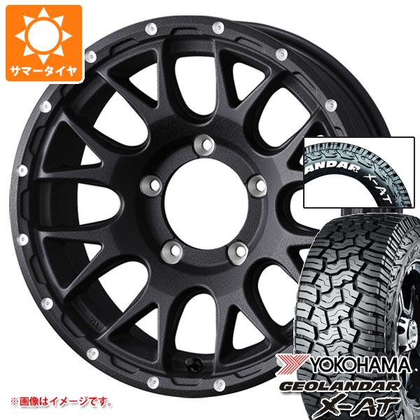 【タイヤ交換対象】スズキ ジムニーシエラ JB74W用 2026年製 サマータイヤ ヨコハマ ジオランダー X-AT G016 225/70R16 103S ホワイトレター マッドヴァンス08 6.0-16 タイヤホイール4本セット|タイヤ1番