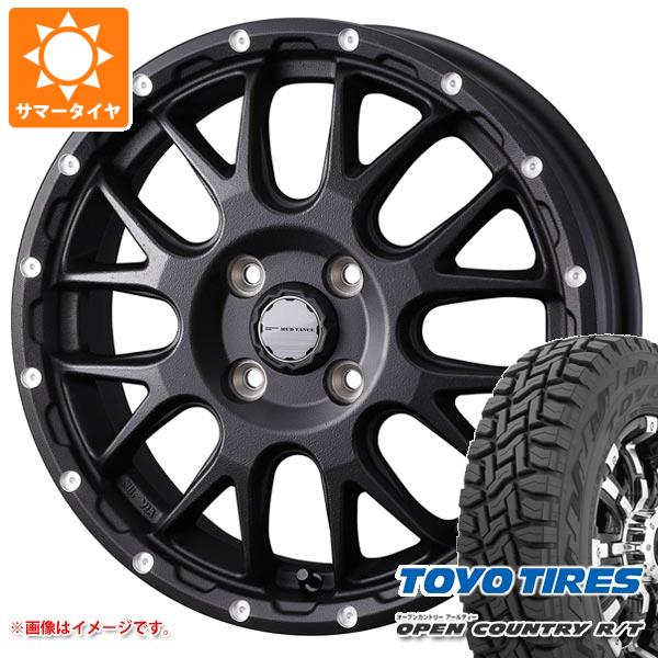 【タイヤ交換対象】サマータイヤ 165/65R15 81Q トーヨー オープンカントリー R/T ホワイトレター マッドヴァンス08 4.5-15 タイヤホイール4本セット