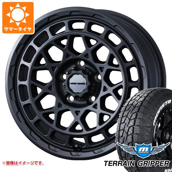 【タイヤ交換対象】デリカD5用 サマータイヤ モンスタ テレーングリッパー 225/65R17 106T ホワイトレター マッドヴァンスX タイプM 7.0-17 タイヤホイール4本セット|タイヤ1番