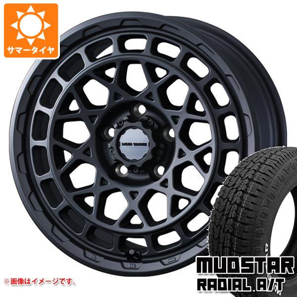 【タイヤ交換対象】T31エクストレイル用 サマータイヤ マッドスター ラジアル A/T 215/65R16C 109/107L ホワイトレター マッドヴァンスX タイプM 7.0-16 タイヤホイール4本セット|タイヤ1番