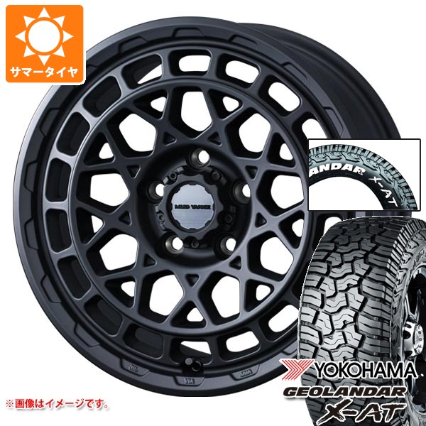 【タイヤ交換対象】ニッサン T31エクストレイル用 2026年製 サマータイヤ ヨコハマ ジオランダー X-AT G016 225/70R16 103S ホワイトレター マッドヴァンスX タイプM 7.0-16 タイヤホイール4本セット|タイヤ1番