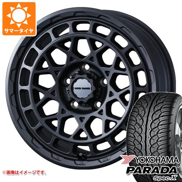 【タイヤ交換対象】RAV4 50系用 サマータイヤ ヨコハマ パラダ スペック-X PA02 235/60R18 103V マッドヴァンスX タイプM 7.5-18 タイヤホイール4本セット