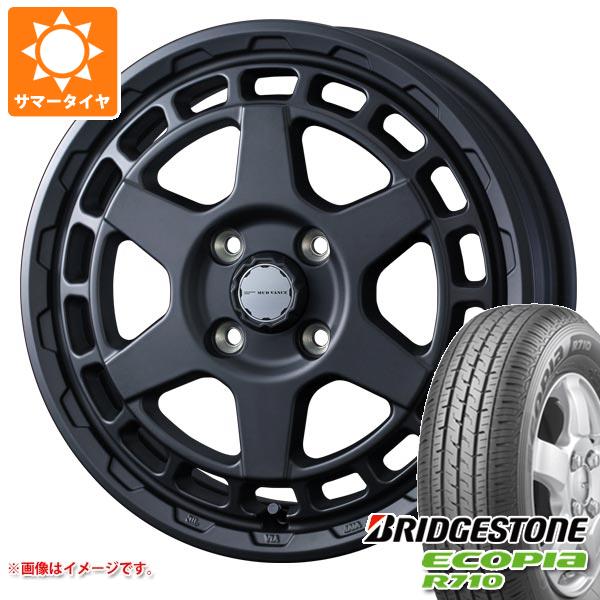 【タイヤ交換対象】アトレーワゴン S300系用 サマータイヤ ブリヂストン エコピア R710 175/80R14 94/93N (175R14 6PR相当) マッドヴァンスX タイプS 4.5-14 タイヤホイール4本セット