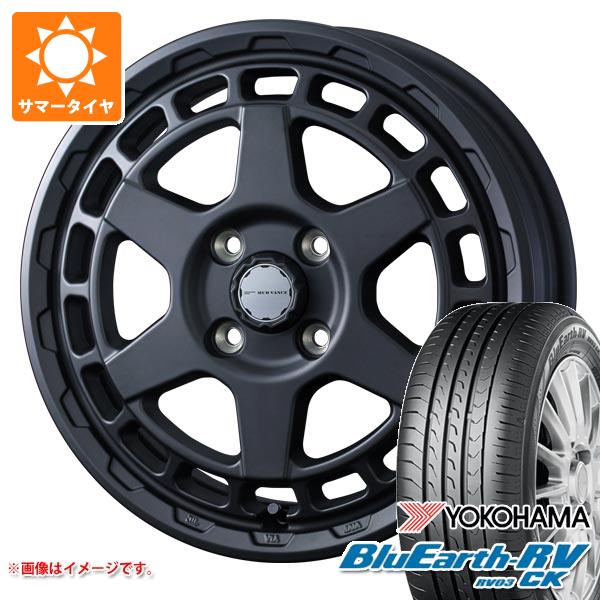 【タイヤ交換対象】エブリイワゴン DA17W用 2026年製 サマータイヤ ヨコハマ ブルーアースRV RV03CK 165/60R15 77H マッドヴァンスX タイプS 4.5-15 タイヤホイール4本セット｜タイヤ１番