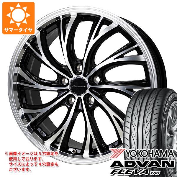 【タイヤ交換対象】2026年製 サマータイヤ 195/55R16 87V ヨコハマ アドバン フレバ V701 プレシャス HS-2 6.0-16 タイヤホイール4本セット