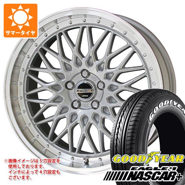 【タイヤ交換対象】ハイエース 200系用 2026年製 サマータイヤ グッドイヤー イーグル ＃1 ナスカープラス 215/65R16C 109/107R ホワイトレター シュタイナー FTX 6.5-16 タイヤホイール4本セット｜タイヤ１番