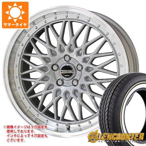 【タイヤ交換対象】ハイエース 200系用 サマータイヤ オーレンカウンター クラシックオーバル 215/65R16C 109/107T ホワイト/イエローリボン シュタイナー FTX 6.5-16 タイヤホイール4本セット