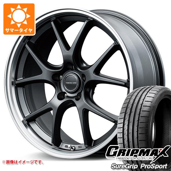 【タイヤ交換対象】サマータイヤ 225/40R18 92Y XL グリップマックス シュアグリップ プロスポーツ ヴァーテックワン エグゼ5 Vセレクション 8.0-18 タイヤホイール4本セット