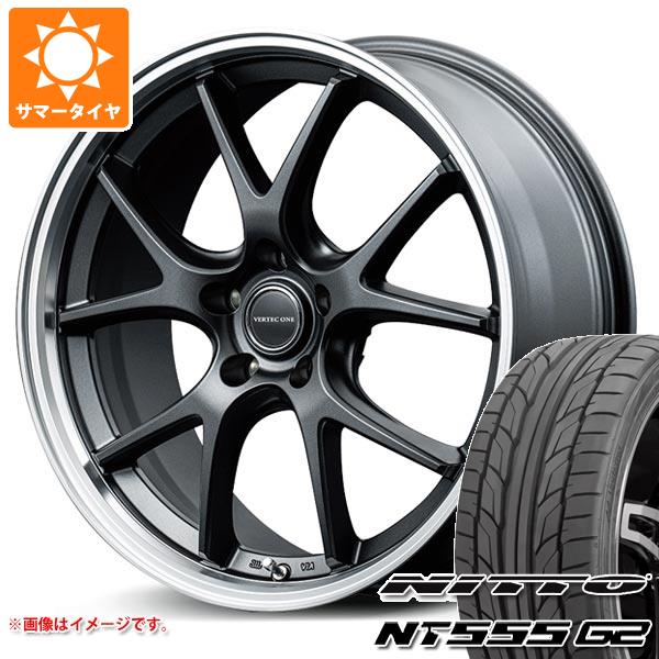 【タイヤ交換対象】サマータイヤ 235/50R18 101Y XL ニットー NT555 G2 ヴァーテックワン エグゼ5 Vセレクション 8.0-18 タイヤホイール4本セット