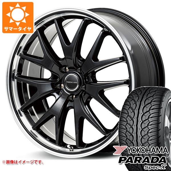 【タイヤ交換対象】サマータイヤ 255/40R20 101V REINF ヨコハマ パラダ スペック-X PA02 ヴァーテックワン エグゼ7 8.5-20 タイヤホイール4本セット|タイヤ1番