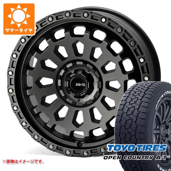 【タイヤ交換対象】トヨタ RAV4 50系用 サマータイヤ トーヨー オープンカントリー A/T3 265/65R17 112H ホワイトレター エアージー ヴァルカン 7.0-17 タイヤホイール4本セット