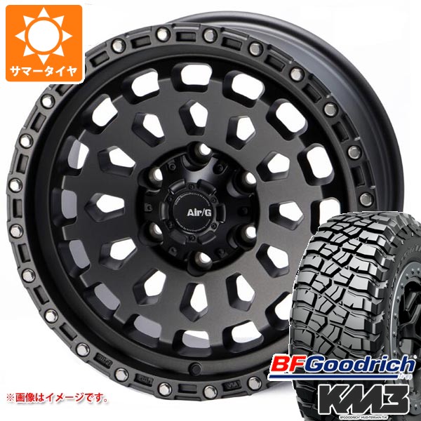 【タイヤ交換対象】ランドクルーザー プラド 150系用 サマータイヤ BFグッドリッチ マッドテレーンT/A KM3 LT265/70R17 121/118Q エアージー ヴァルカン 8.0-17 タイヤホイール4本セット 175,000円